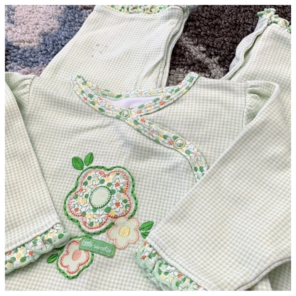 Vintage Carters Coverall Jumper Romper Layette Playsuit Outfit Baby 6 Months